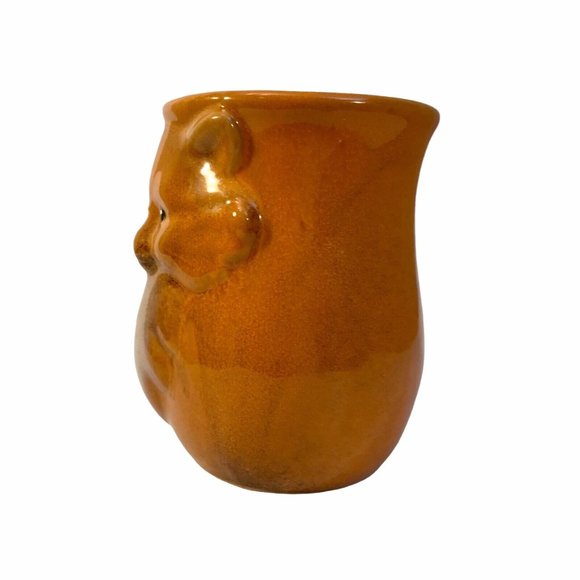 Orange Fox Hand Warmer Coffee Cup Mug Gift Craft 16 oz. Right Hand Pocket - Picture 4 of 13